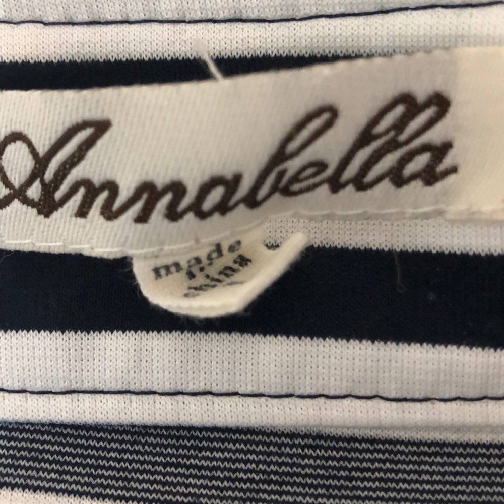 Annabella Striped Mini Skirt Large - Picture 4 of 6